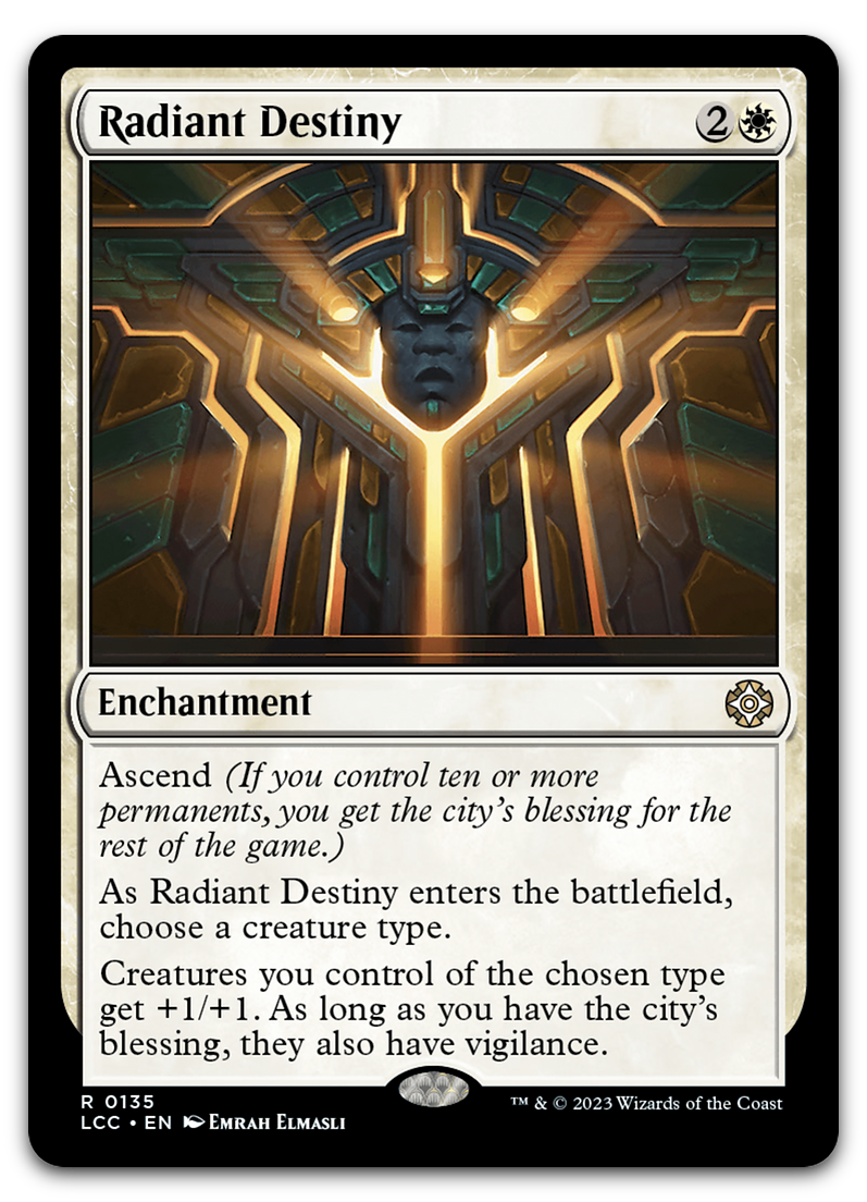 Radiant Destiny (Commander: The Lost Caverns of Ixalan)