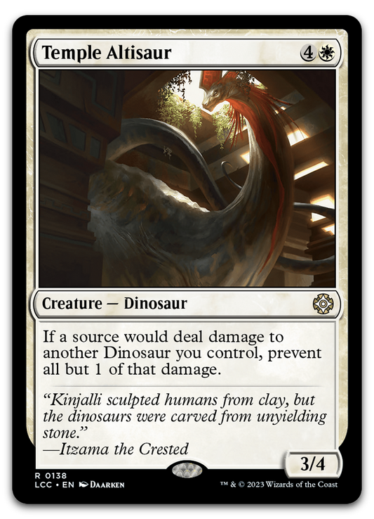Temple Altisaur (Commander: The Lost Caverns of Ixalan)