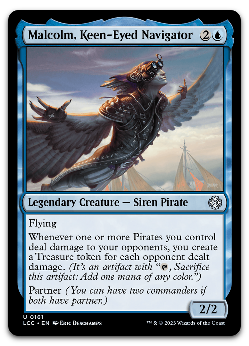Malcolm, Keen-Eyed Navigator (Commander: The Lost Caverns of Ixalan)