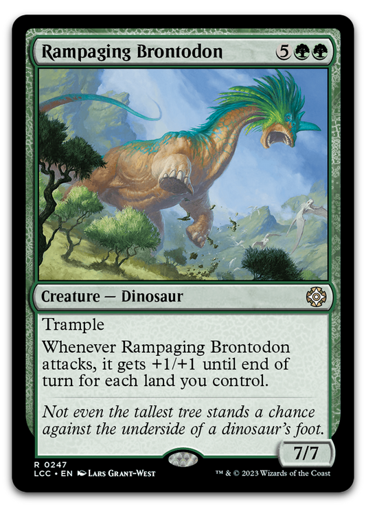 Rampaging Brontodon (Commander: The Lost Caverns of Ixalan)