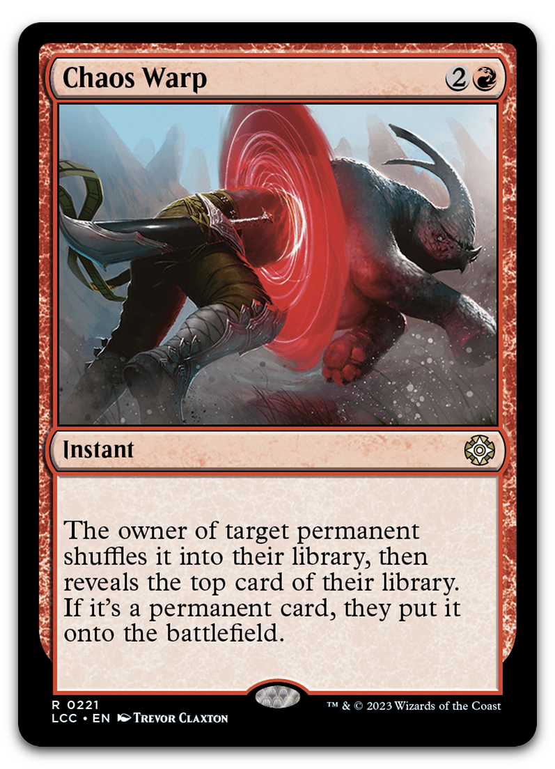 Chaos Warp (Commander: The Lost Caverns of Ixalan)