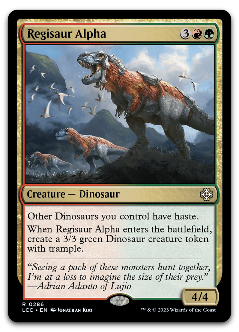 Regisaur Alpha (Commander: The Lost Caverns of Ixalan)