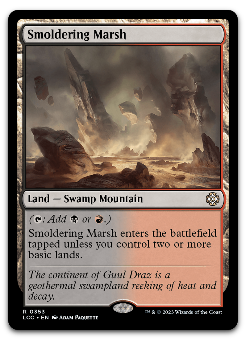 Smoldering Marsh (Commander: The Lost Caverns of Ixalan)