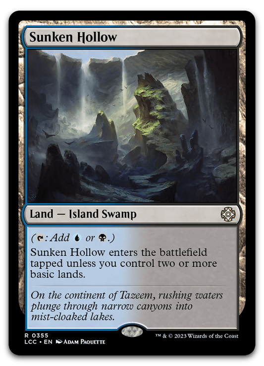 Sunken Hollow (Commander: The Lost Caverns of Ixalan)