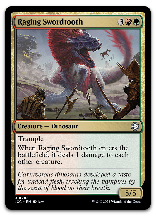 Raging Swordtooth (Commander: The Lost Caverns of Ixalan)