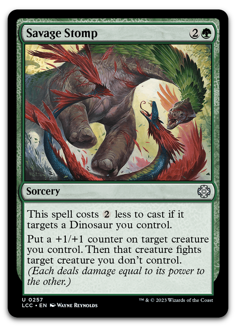 Savage Stomp (Commander: The Lost Caverns of Ixalan)