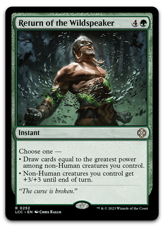 Return of the Wildspeaker (Commander: The Lost Caverns of Ixalan)
