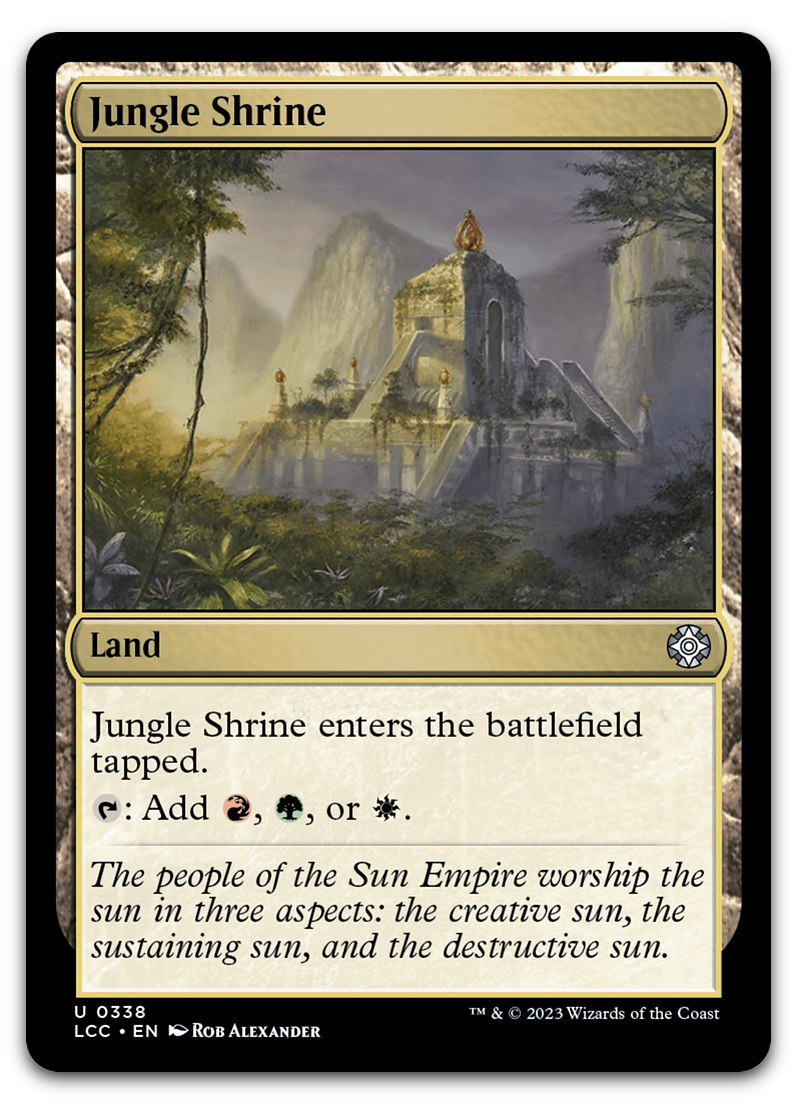 Jungle Shrine (Commander: The Lost Caverns of Ixalan)