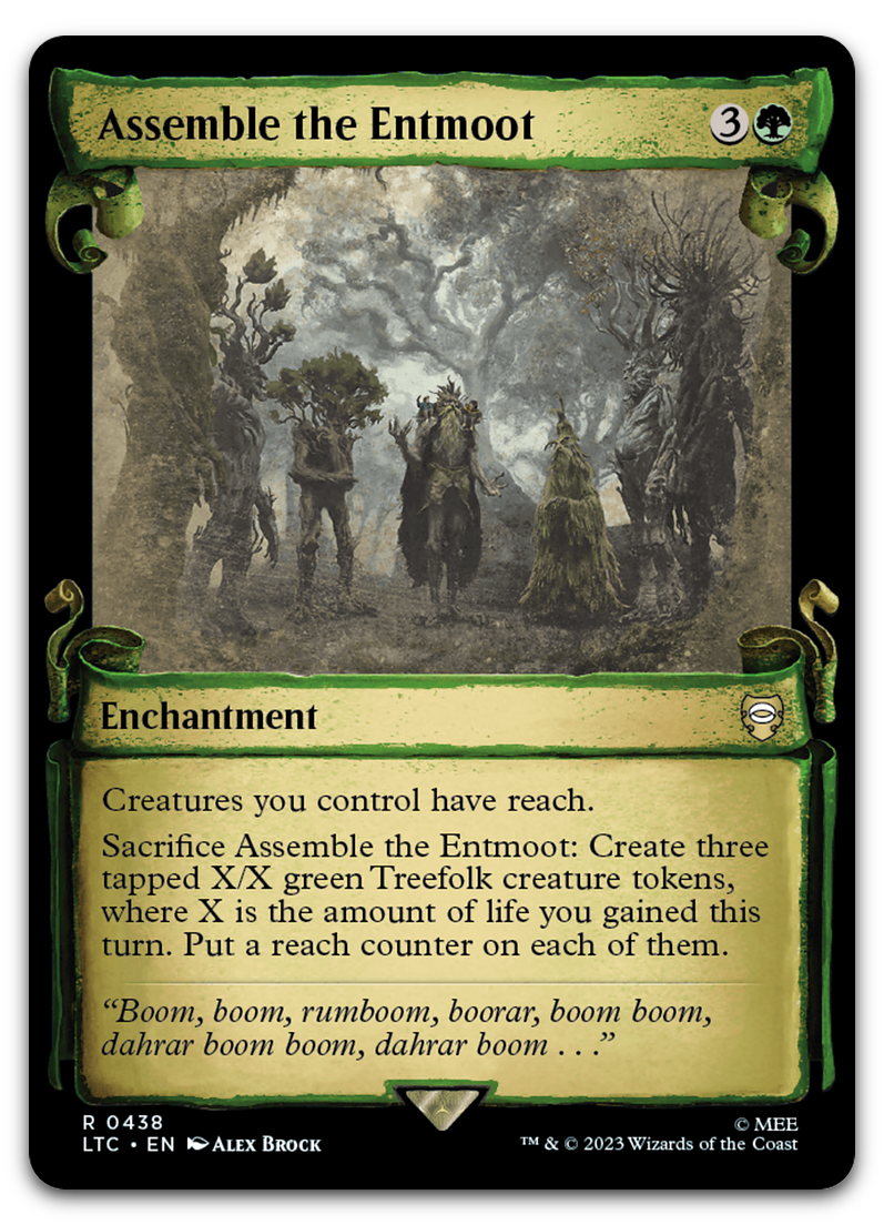 Assemble the Entmoot (Showcase Scrolls) (Commander: The Lord of the Rings: Tales of Middle-earth)