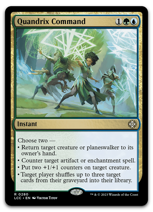 Quandrix Command (Commander: The Lost Caverns of Ixalan)