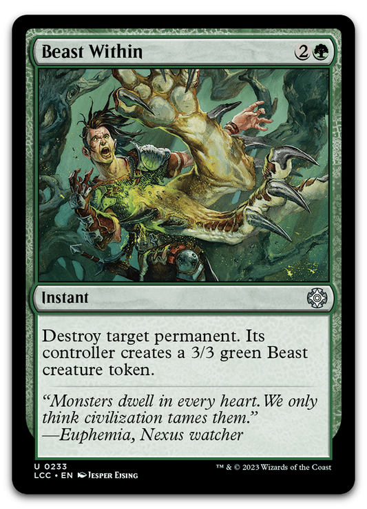 Beast Within (Commander: The Lost Caverns of Ixalan)