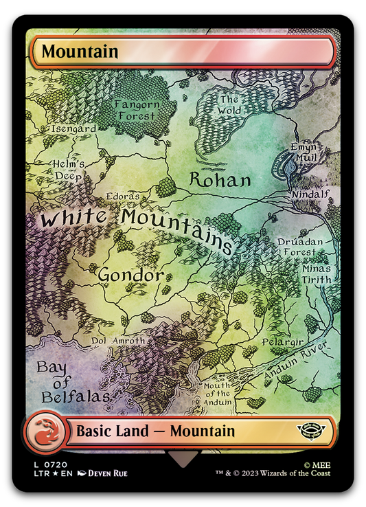 Mountain (0720) (Surge Foil) (Universes Beyond: The Lord of the Rings: Tales of Middle-earth)