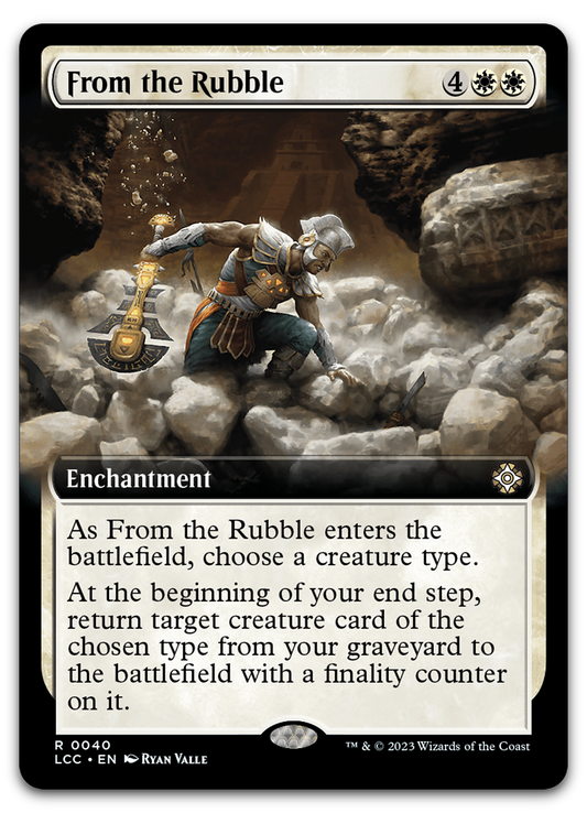 From the Rubble (Extended Art) (Commander: The Lost Caverns of Ixalan)