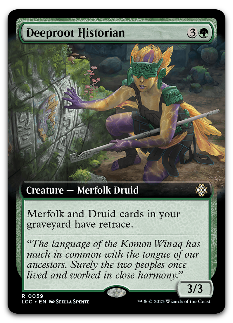 Deeproot Historian (Extended Art) (Commander: The Lost Caverns of Ixalan)