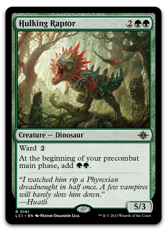 Hulking Raptor (The Lost Caverns of Ixalan)