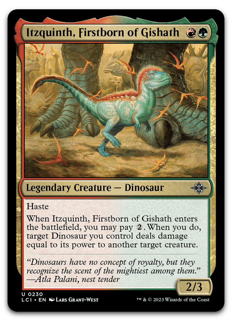 Itzquinth, Firstborn of Gishath (The Lost Caverns of Ixalan)
