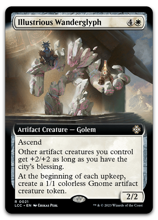 Illustrious Wanderglyph (Extended Art) (Commander: The Lost Caverns of Ixalan)