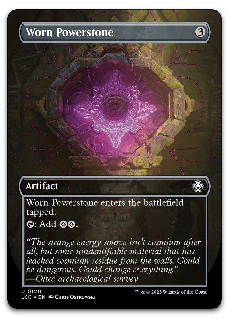 Worn Powerstone (Borderless) (Commander: The Lost Caverns of Ixalan)