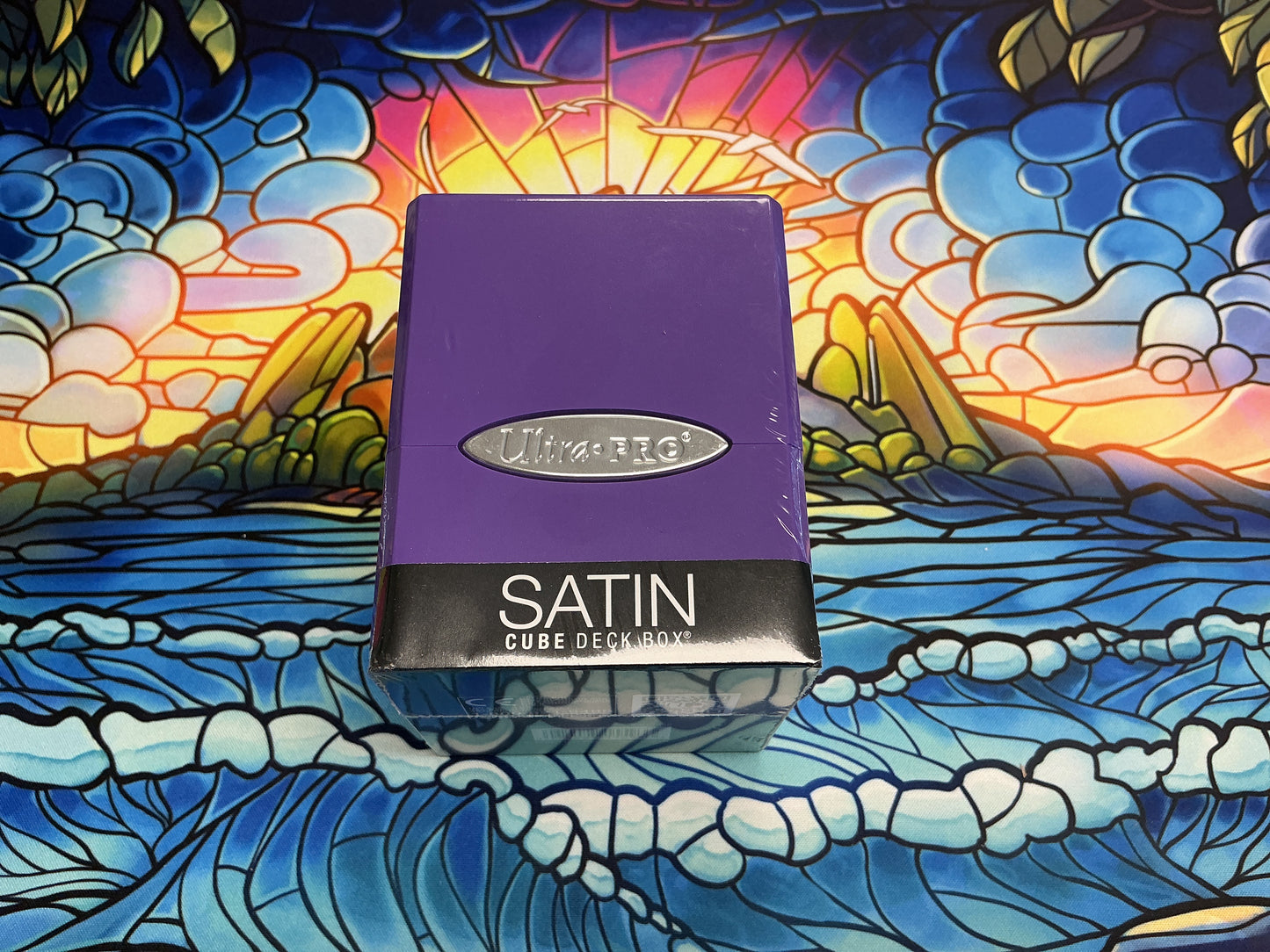 Ultrapro Satin Cube Deck Box (Royal Purple)