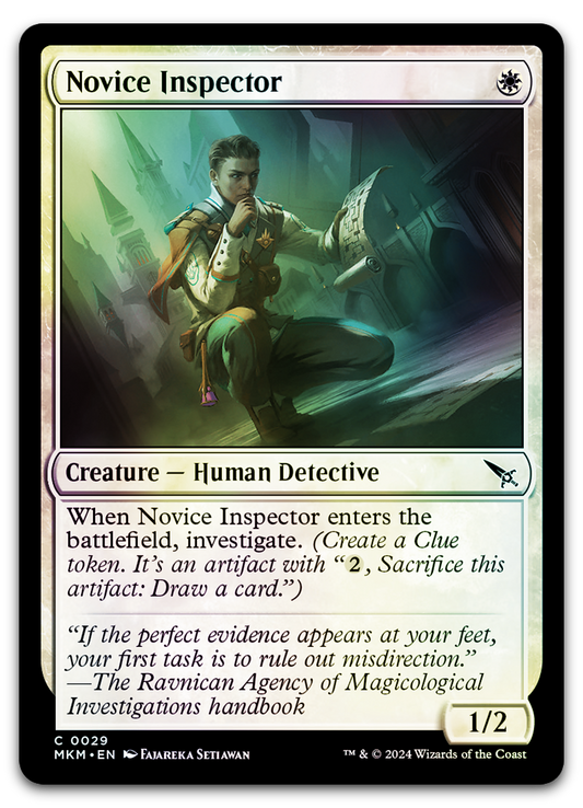 Novice Inspector (Murders at Karlov Manor)