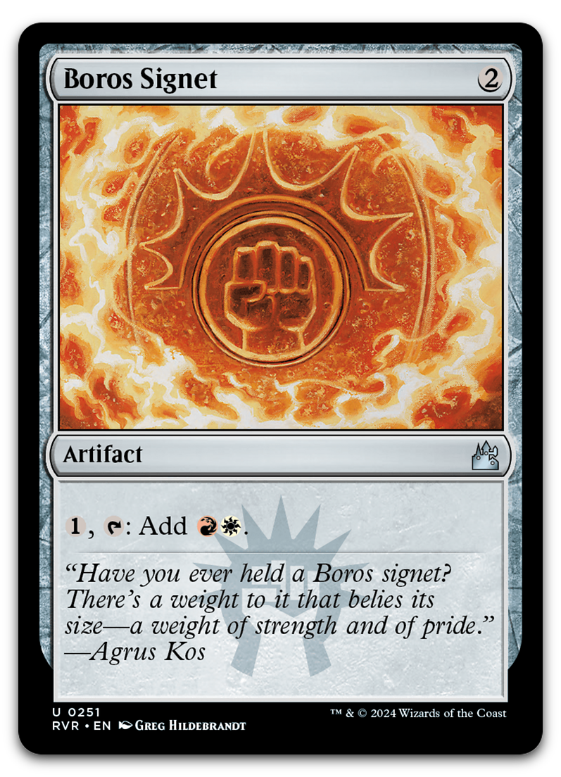 Boros Signet (Ravnica Remastered)