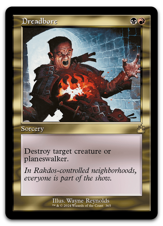 Dreadbore (Retro Frame) (Ravnica Remastered)