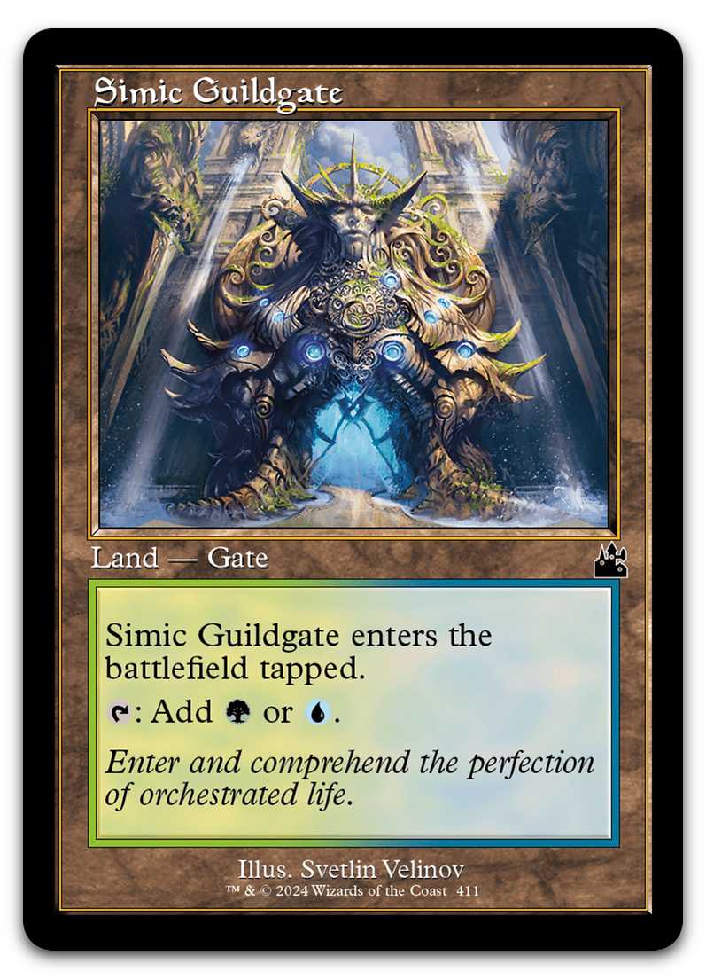 Simic Guildgate (Retro Frame) (Ravnica Remastered)
