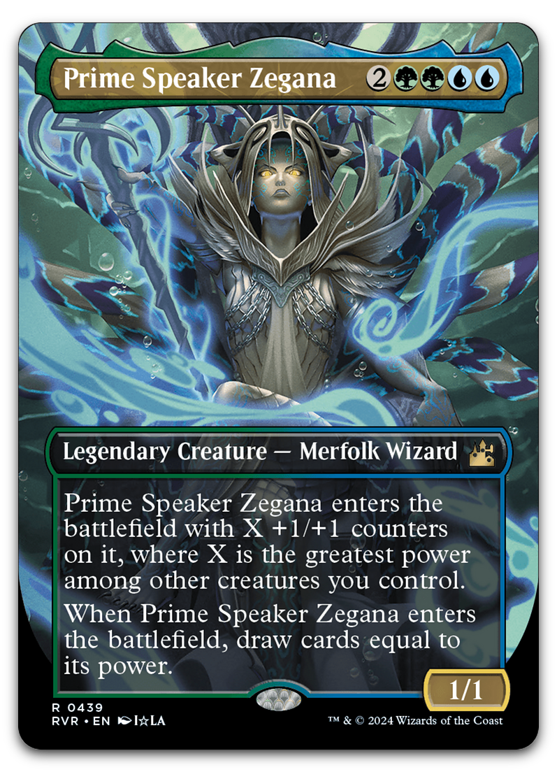 Prime Speaker Zegana (Anime Borderless) (Ravnica Remastered)