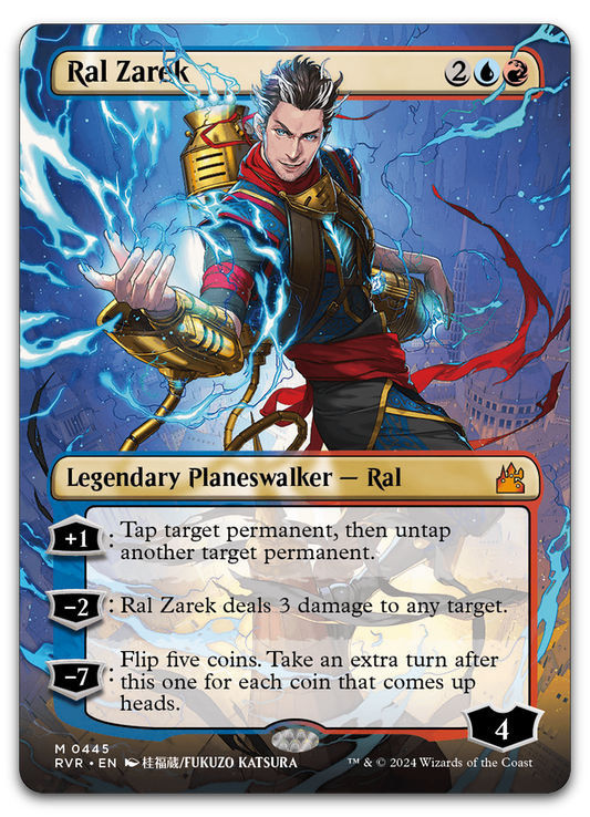 Ral Zarek (Anime Borderless) (Ravnica Remastered)