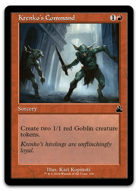 Krenko's Command (Retro Frame) (Ravnica Remastered)