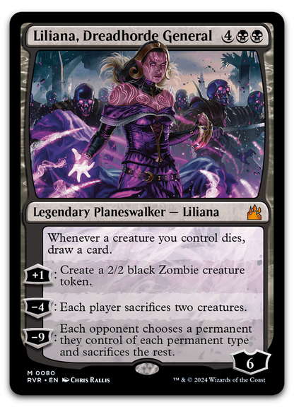 Liliana, Dreadhorde General (Ravnica Remastered)