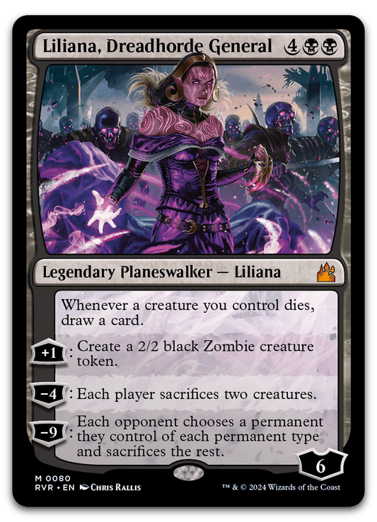 Liliana, Dreadhorde General (Ravnica Remastered)