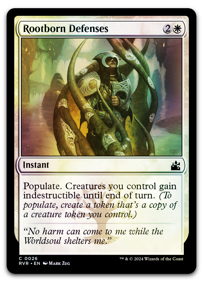 Rootborn Defenses (Ravnica Remastered)