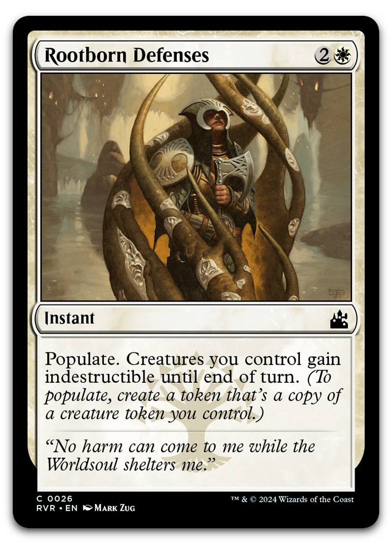 Rootborn Defenses (Ravnica Remastered)