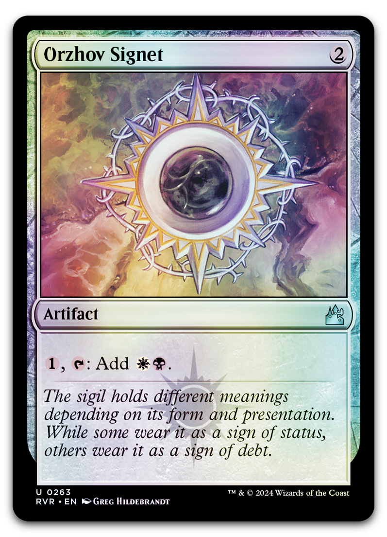 Orzhov Signet (Ravnica Remastered)