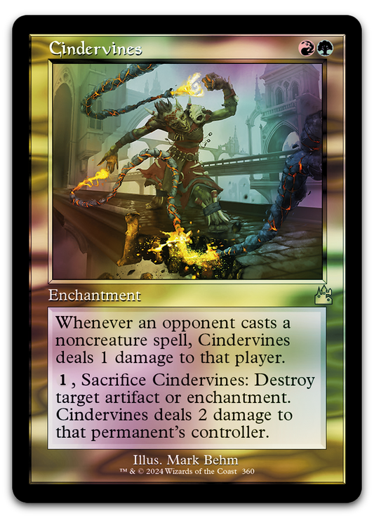 Cindervines (Retro Frame) (Ravnica Remastered)