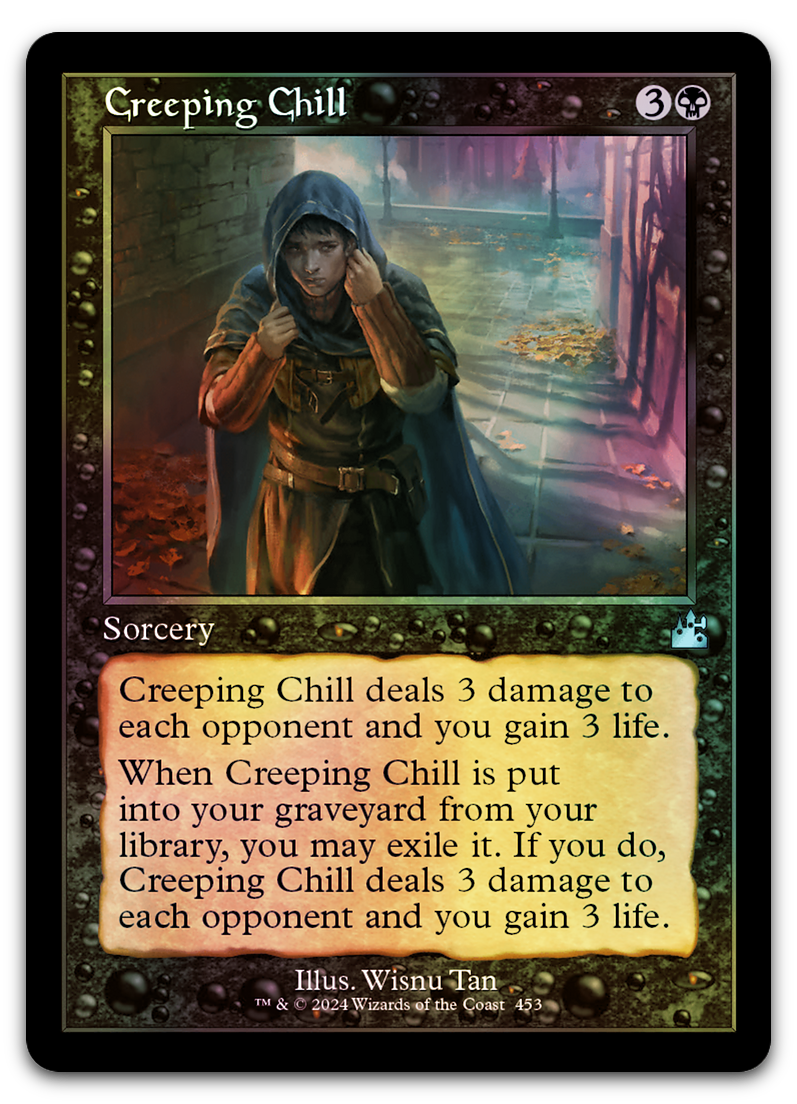 Creeping Chill (Retro Frame) (Ravnica Remastered)