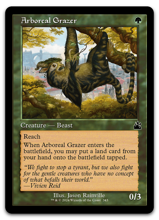 Arboreal Grazer (Retro Frame) (Ravnica Remastered)