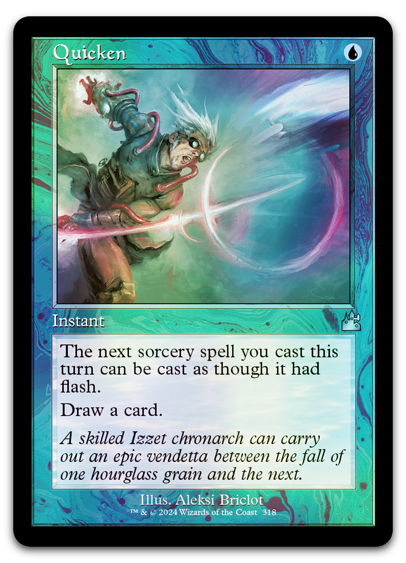 Quicken (Retro Frame) (Ravnica Remastered)