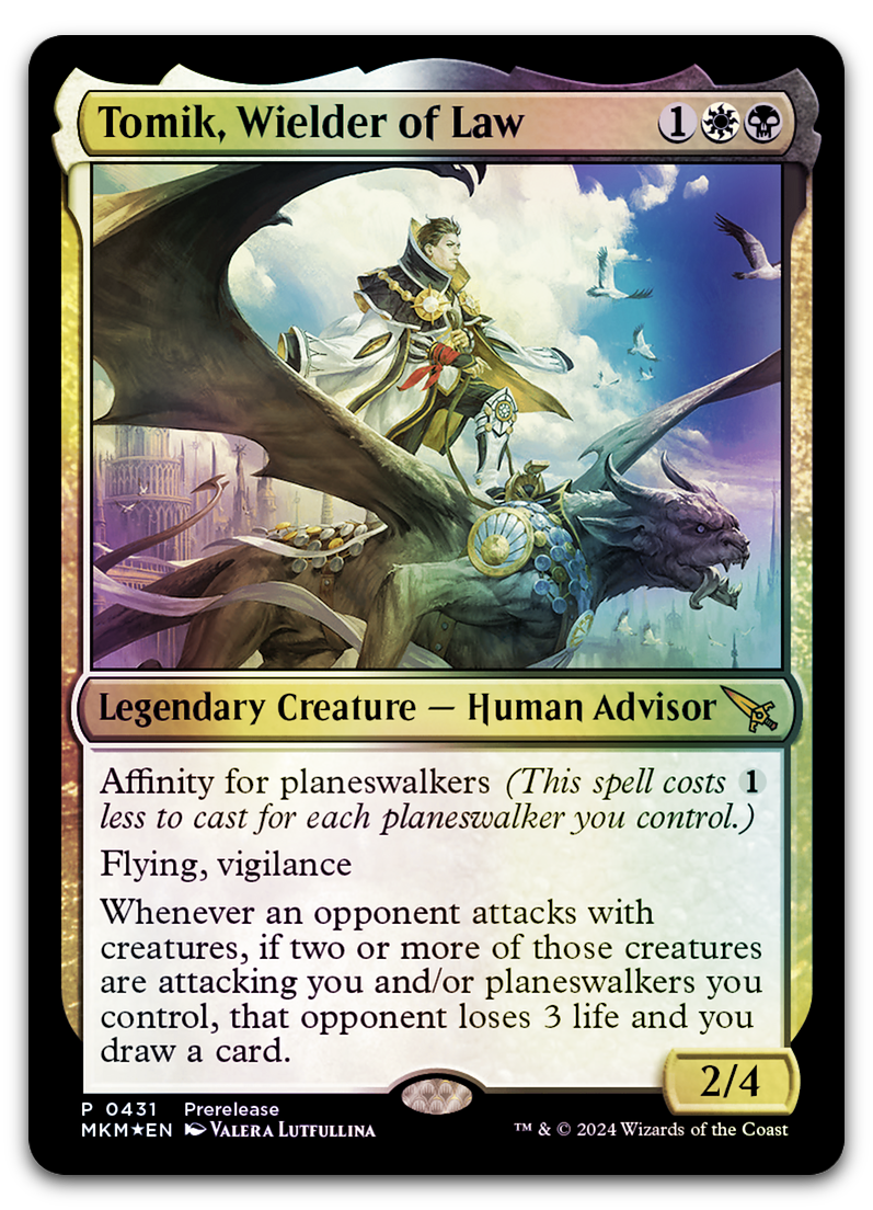 Tomik, Wielder of Law (Prerelease Cards)
