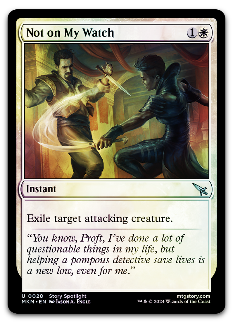 Not on my Watch (Murders at Karlov Manor)