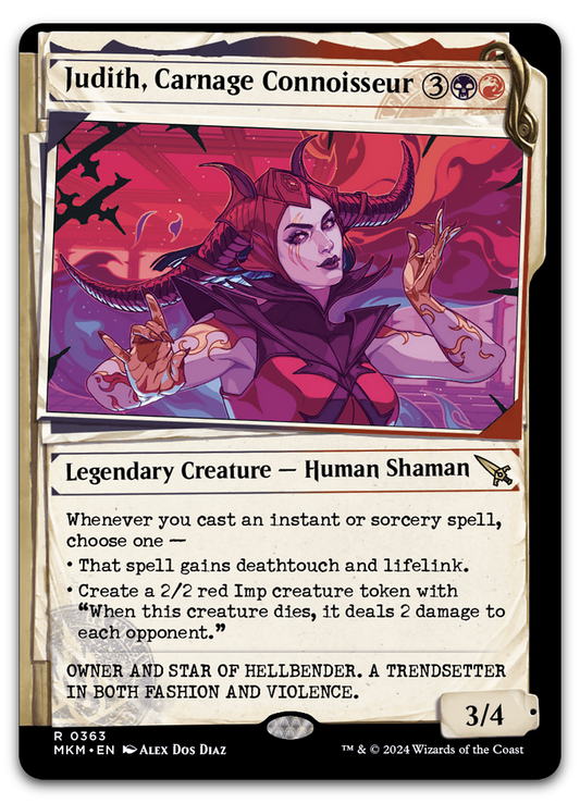 Judith, Carnage Connoisseur (Showcase) (Murders at Karlov Manor)