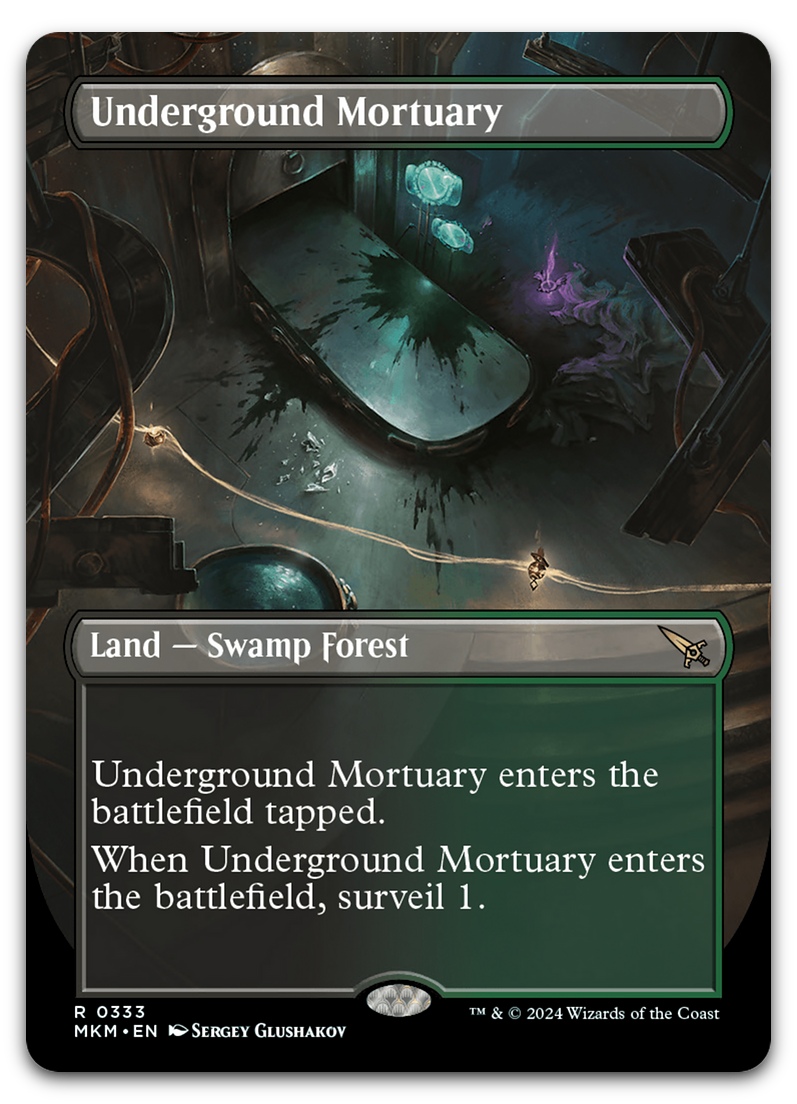 Underground Mortuary (Borderless) (Murders at Karlov Manor)