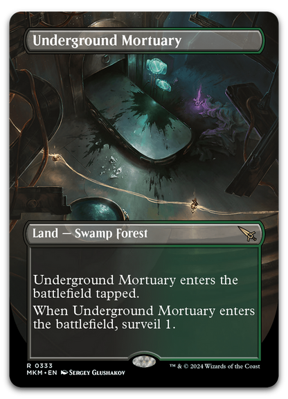 Underground Mortuary (Borderless) (Murders at Karlov Manor)