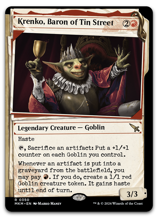 Krenko, Baron of Tin Street (Showcase) (Murders at Karlov Manor)