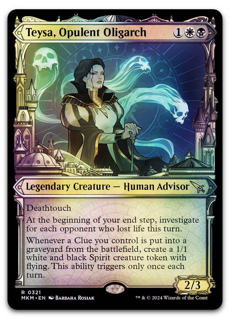 Teysa, Opulent Oligarch (Showcase) (0321) (Murders at Karlov Manor)