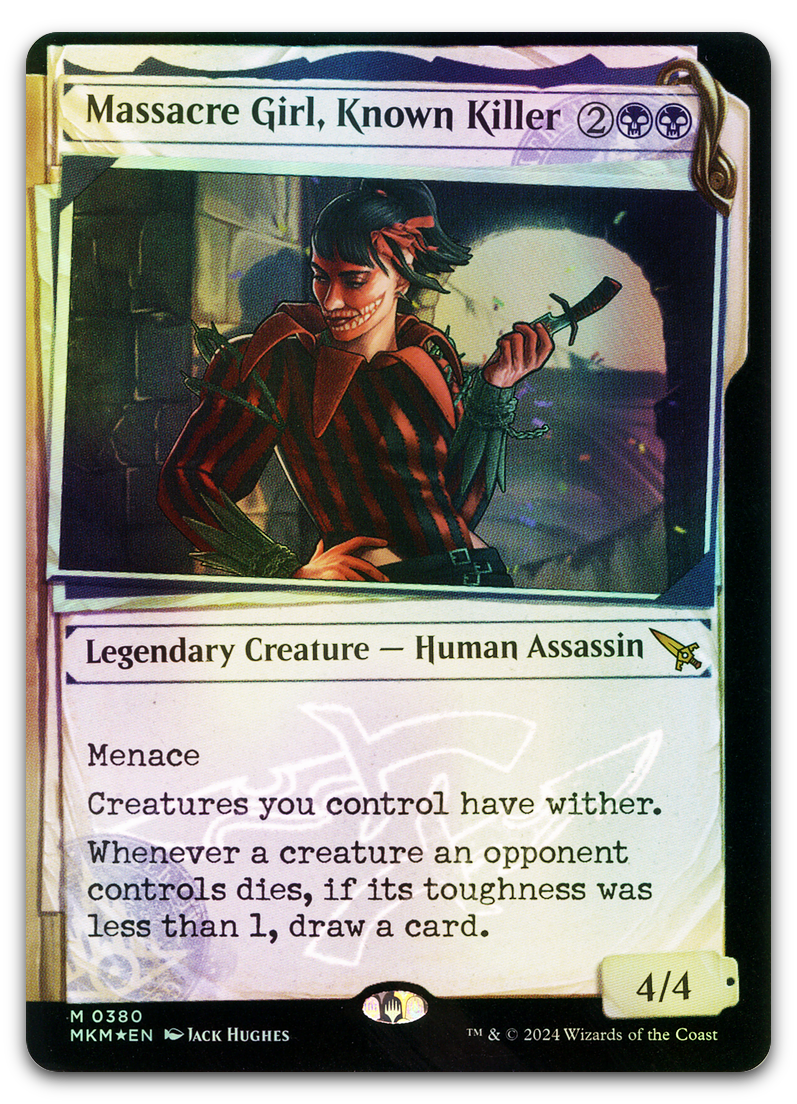 Massacre Girl, Known Killer (Showcase) (Invisible Ink) (Murders at Karlov Manor)