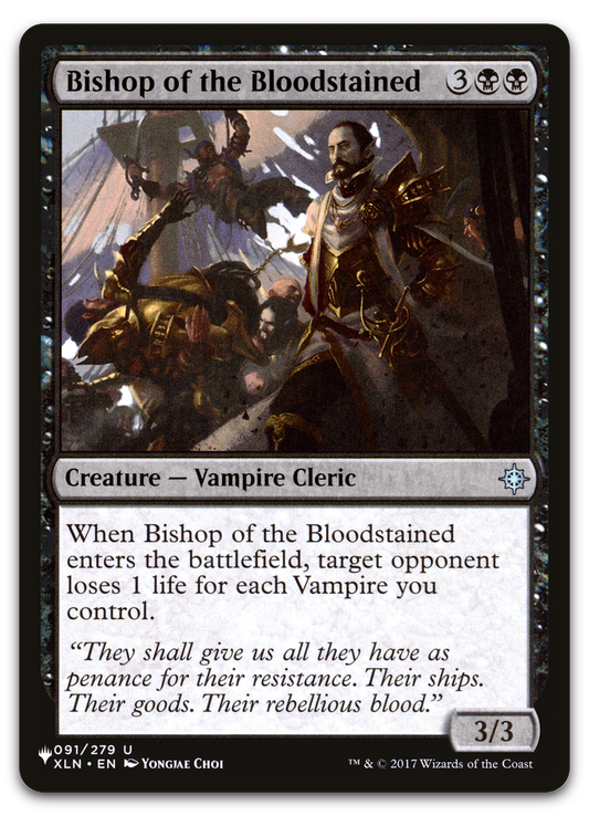 Bishop of the Bloodstained (The List Reprints)