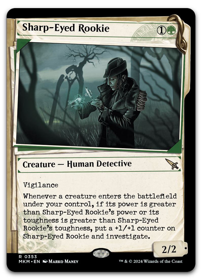 Sharp-Eyed Rookie (Showcase) (Murders at Karlov Manor)