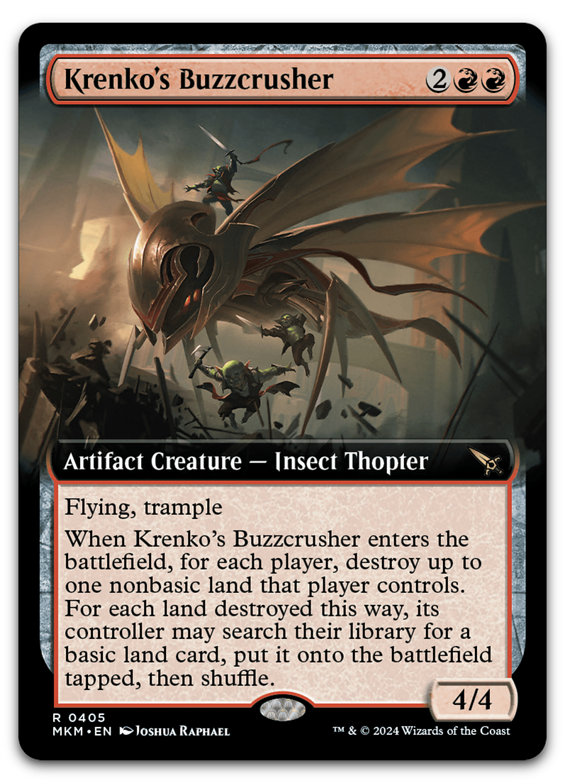 Krenko's Buzzcrusher (Extended Art) (Murders at Karlov Manor)